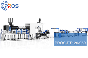 M&aacute;quina de extrus&atilde;o pl&aacute;stica de parafuso &uacute;nico para folha de PET/PLA/PP/PS