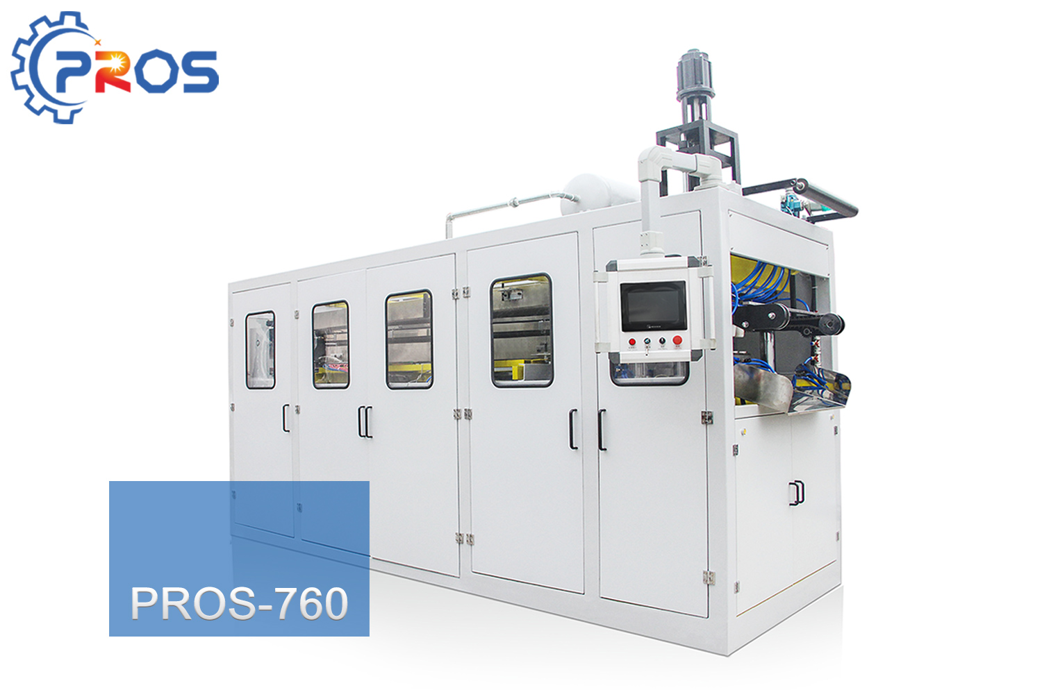 M&aacute;quina de termoformagem de copo de pl&aacute;stico autom&aacute;tico de controle servomotor